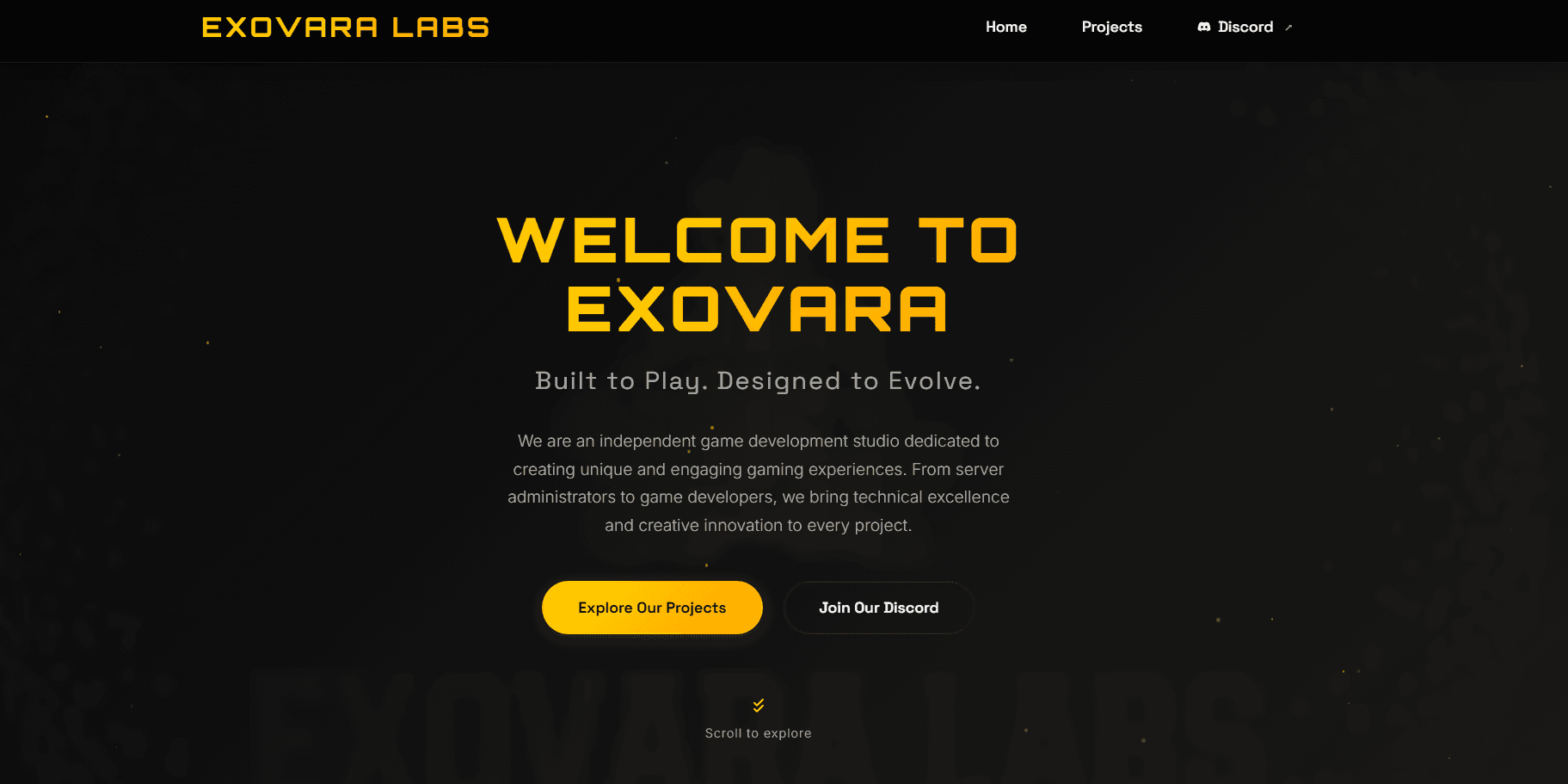 Exovara Labs – Game Studio